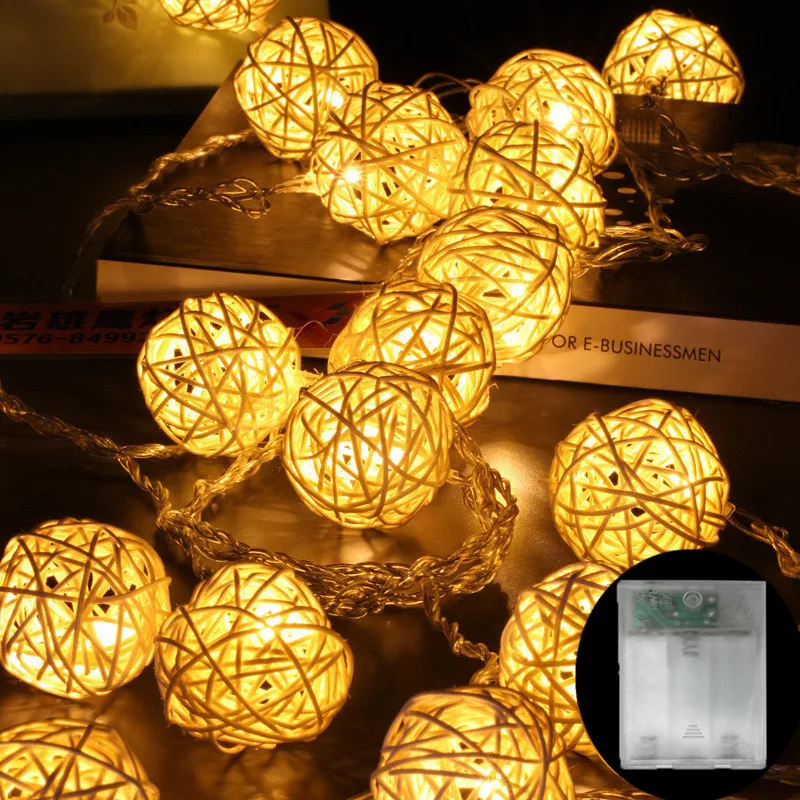 

Sepak Takraw LED String Lights Merry Christmas Home Decoration LED Garland Xmas Santa Gifts Navidad Happy New Year Decoration