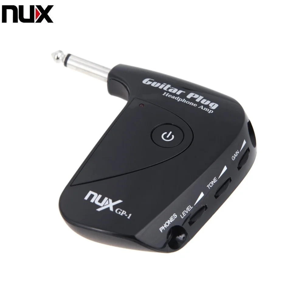 

NUX GP-1 Portable Electric Guitar Amplifier Amp Mini Headphone Amp Built-in Distortion Effect Top Quality Guitar Parts