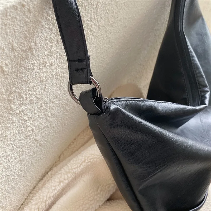 Роскошная женская сумка новинка 2019 мягкая хобо вместительная шоппер тоут