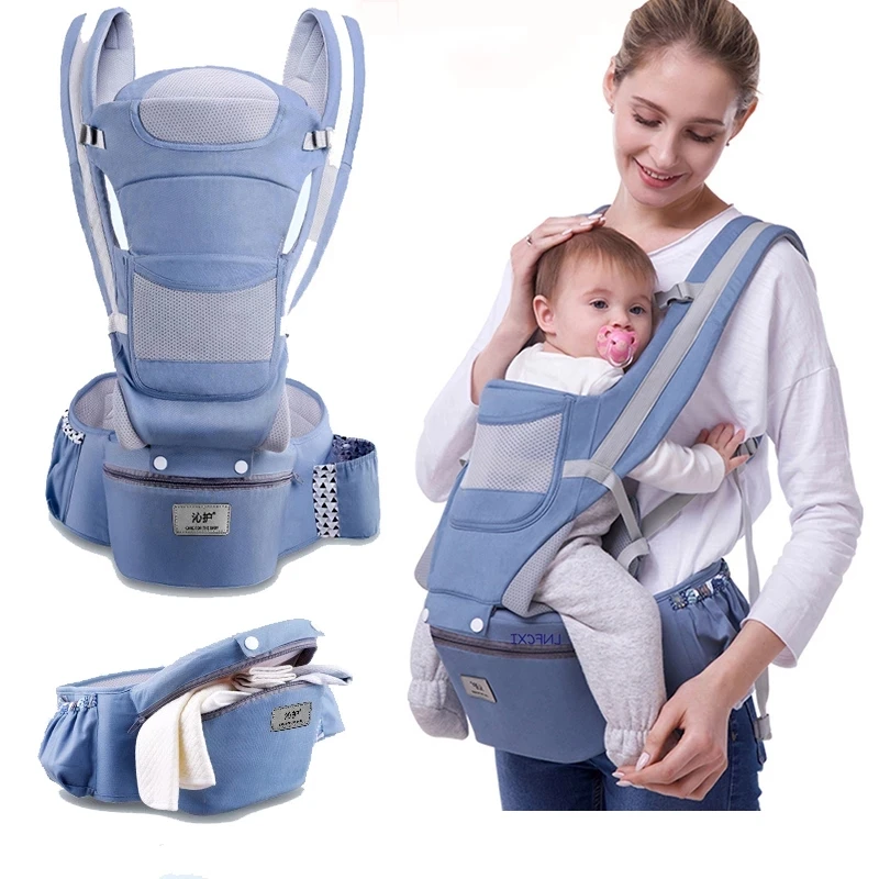 

Baby Carrier New 0-48 Month Ergonomic Infant Baby Hipseat Carrier 3 In 1 Front Facing Ergonomic Kangaroo Baby Wrap Sling