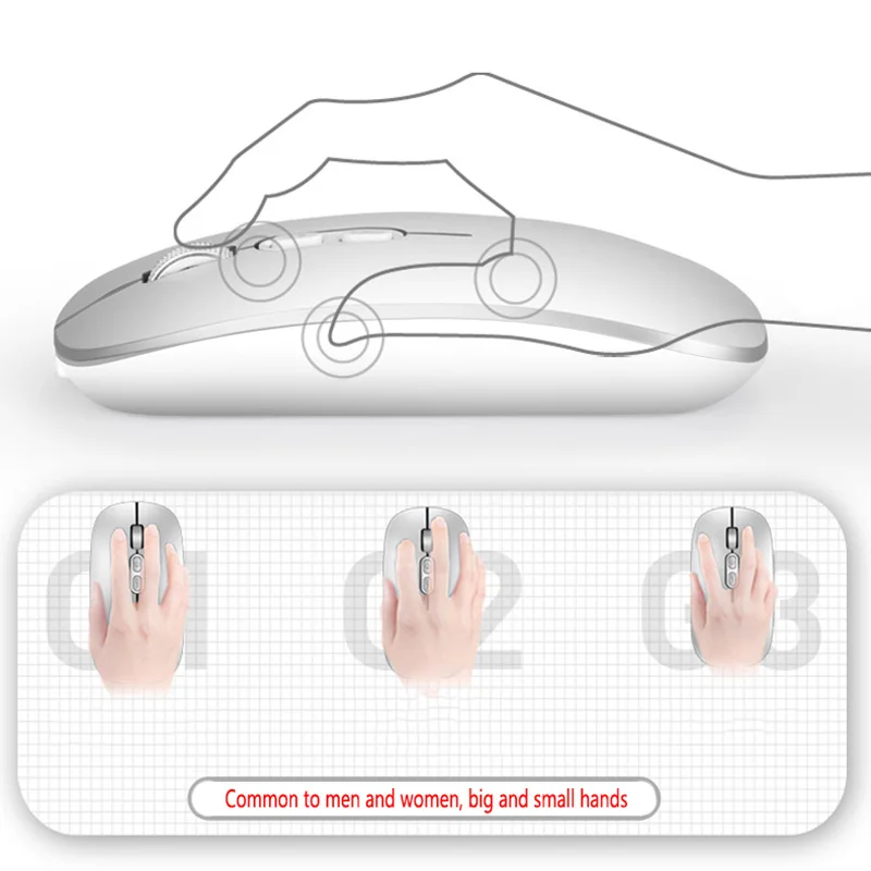 USB-мышь компьютерная беспроводная оптическая 1600 DPI 2 4 ГГц