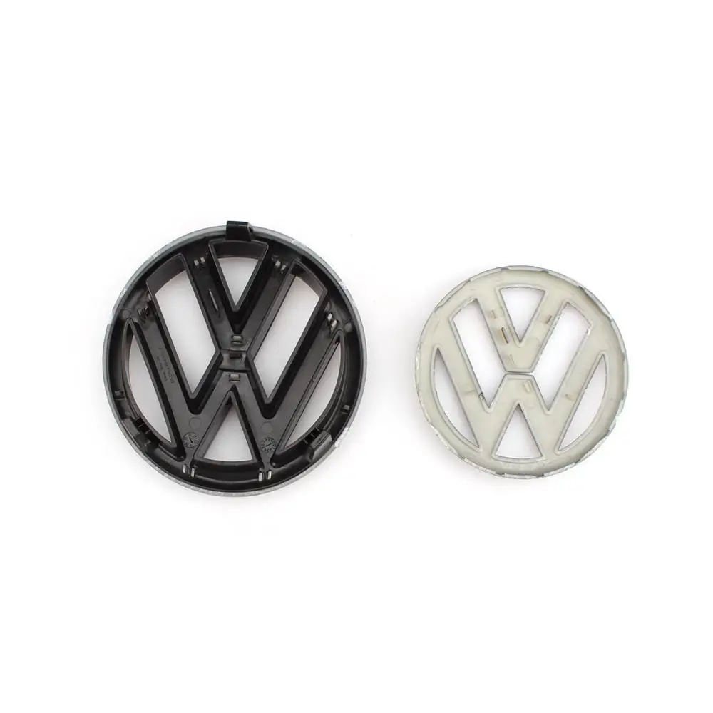 Эмблема на переднюю решетку автомобиля из углеродного волокна 135 мм + эмблема