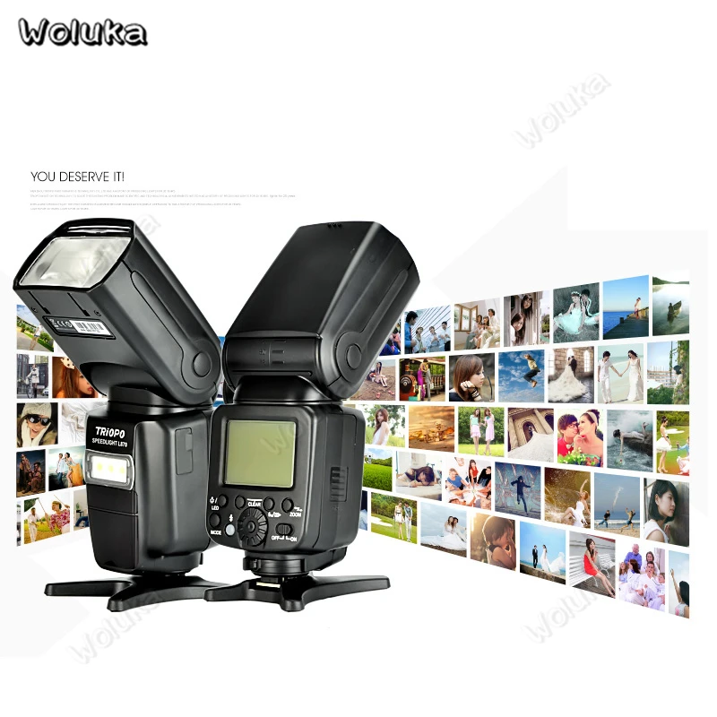 TTL Speed lite GN58 для камеры C/N DSLR Вспышка Горячий башмак фотография высокоскоростной