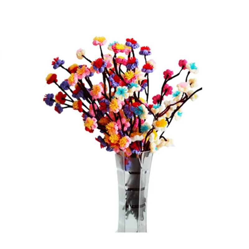 Ручной Работы Цветочная композиция цветок сливы искусство домашнее украшение