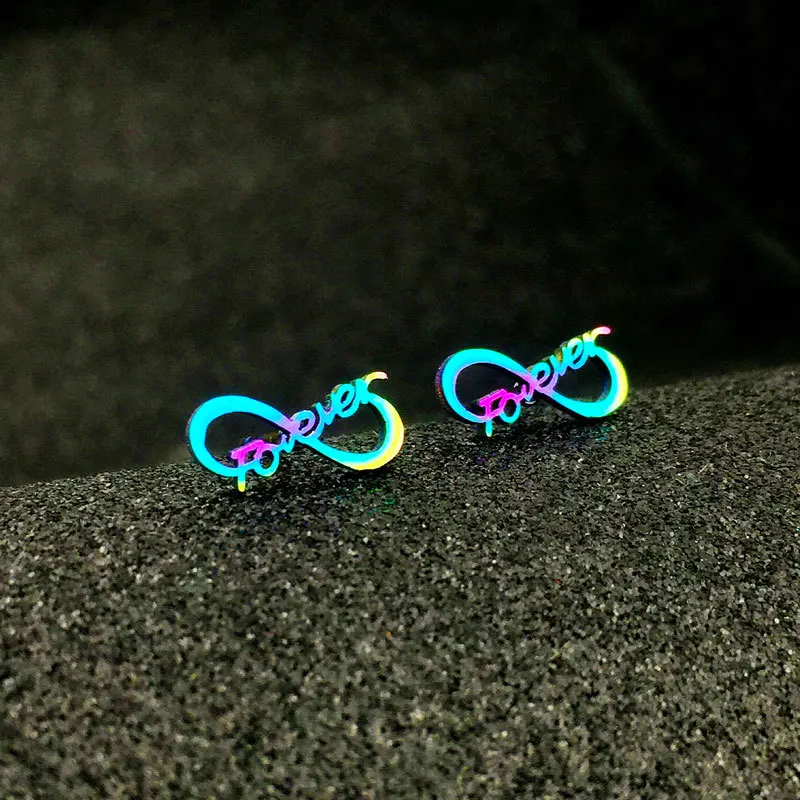 Комплект свадебных украшений из нержавеющей стали с надписью Forever Infinity |