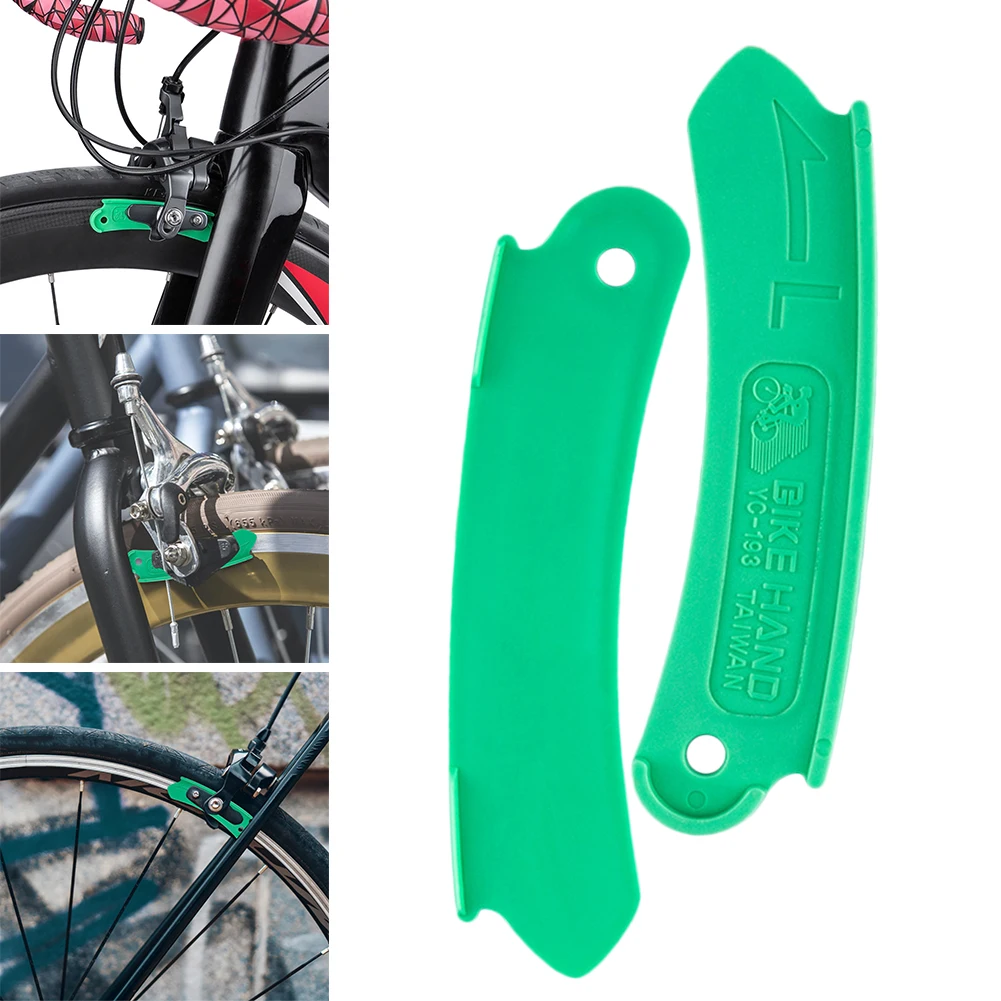 

2 Pcs Rubber Durable Bicycle Cycling Bike V Brake Holder Pads Shoes Blocks Black Fits most bike mountain folding Bike Padst Tool