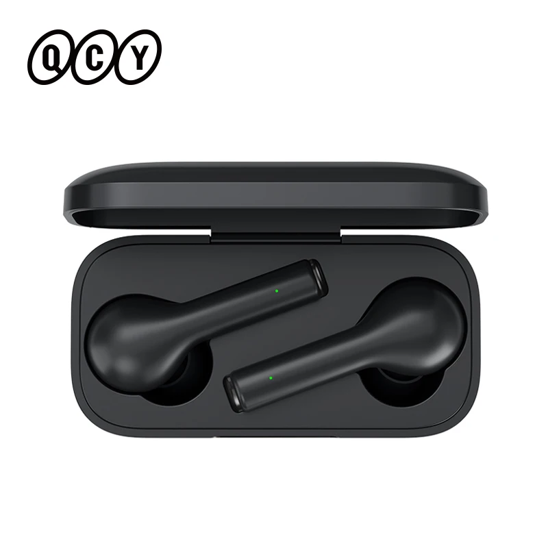 QCY T5 Bluetooth наушники V5.0 Беспроводные с сенсорным управлением стерео HD говорящая