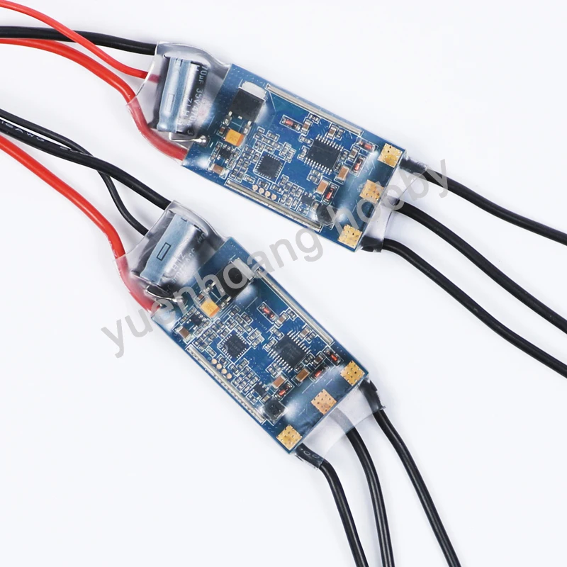 

1pc 40Ax2 Brushless Dual Mixing Control ESC 2 Channel ROV Speed Controller 2-6S Lipo for RC Boat Underwater Thruster Motor