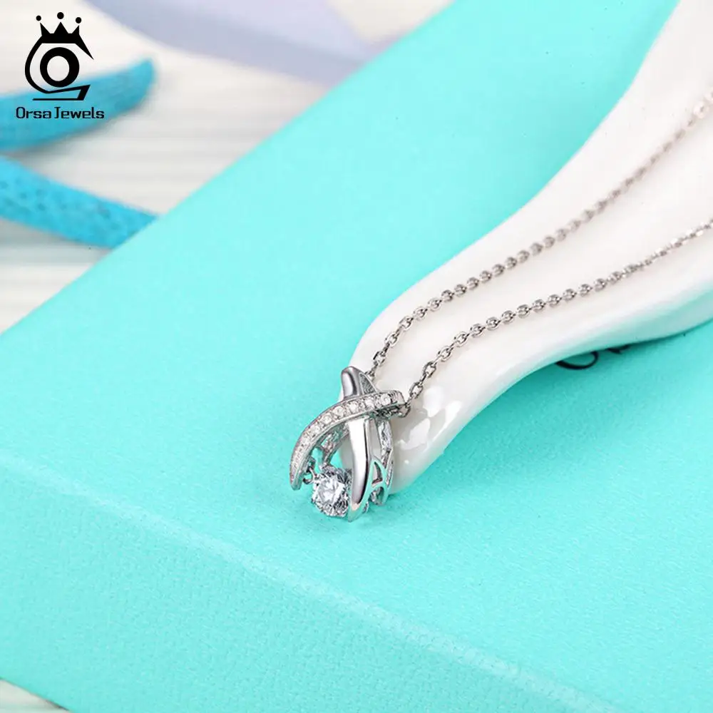 Подвески ORSA JEWELS из серебра 925 пробы рыбки и ожерелья с милыми животными ожерелье