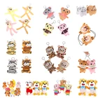 2022 год Тигра имитация детский Тигр плюшевая игрушка милый плюшевый питомец мягкий дикий животное лес брелок с тигром куклы Подарки для детей