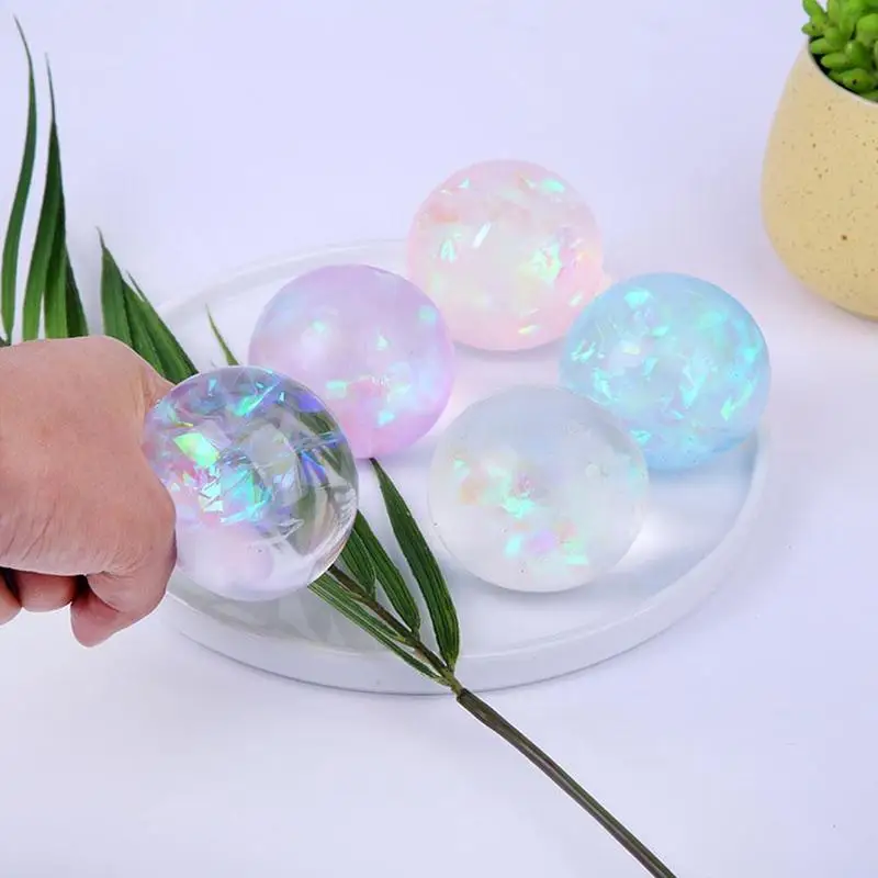 

Transparent Ribbon Venting Ball Is Not Bad Toys For Adults And Children Tricky Decompression Boring Squeeze Fun