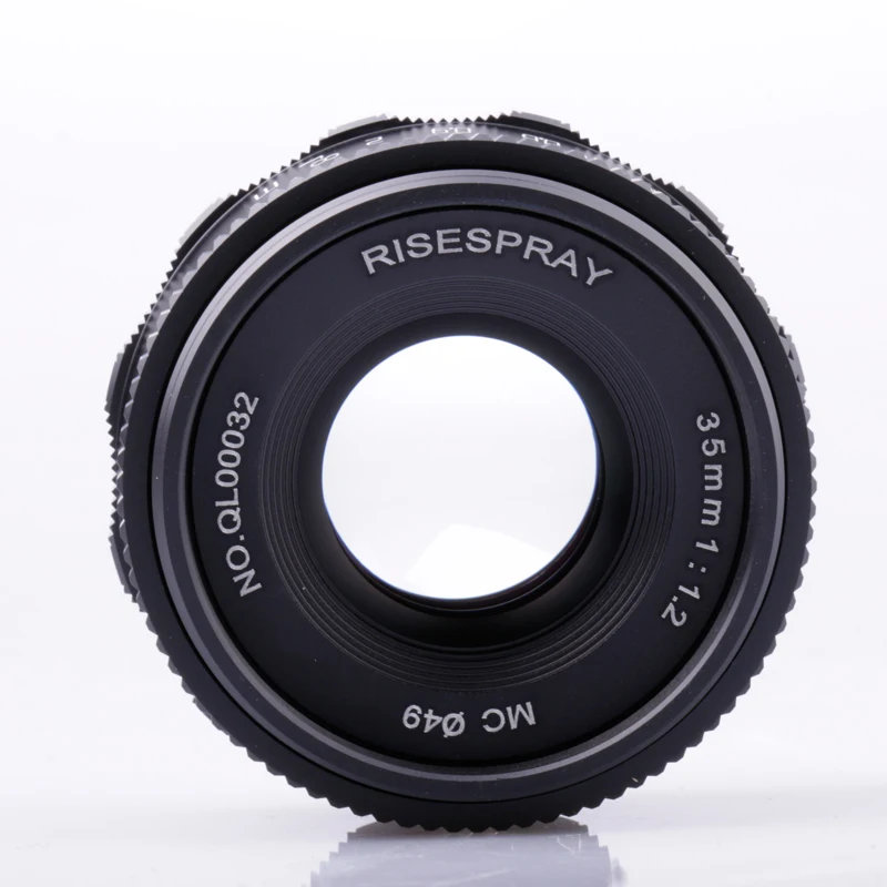 Первоклассный объектив RISESPRAY 35 мм F1.2 для Sony E-mount M4/3 Fuji XF ручной с беззеркальным