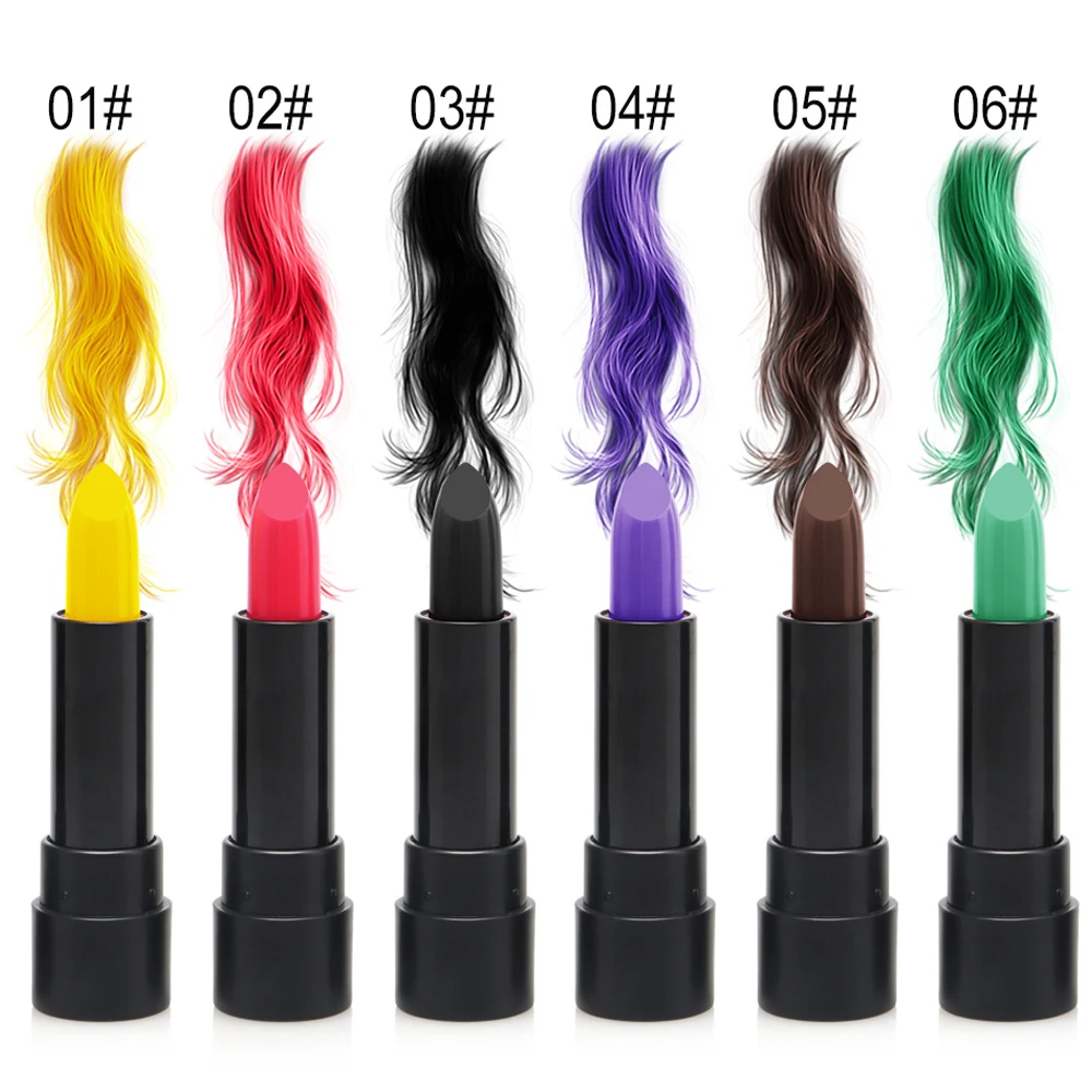NICEFACE портативная одноразовая многоцветная краска для волос ручка долговечная