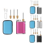 Новый портативный Перезаряжаемый паяльник, беспроводной USB паяльник с аккумулятором, 1 Вт-75 Вт, высокая мощность, регулируемый