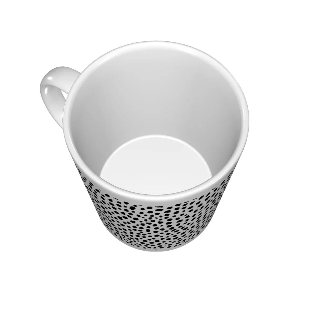 Далматинские пятна-(черно-белые)-кружки милый Кофе Чай Молоко пивная чашка