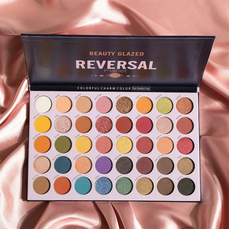 Beauty Glazed 40 оттенков блестящие матовые тени для век Палитра стойкая