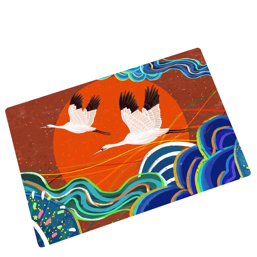 

Напольный коврик в китайском стиле, водонепроницаемые дверные коврики для кухни, спальни, домашний декор, Нескользящие коврики