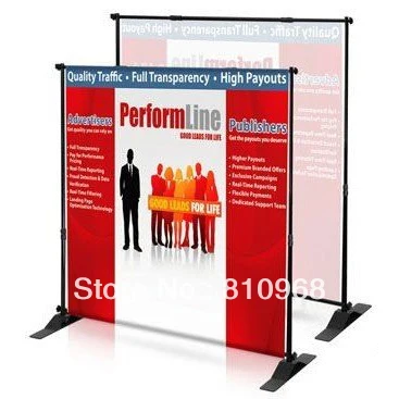 8 'x 8' Регулируемый баннер для фона телескопические подставки с принтом вашего