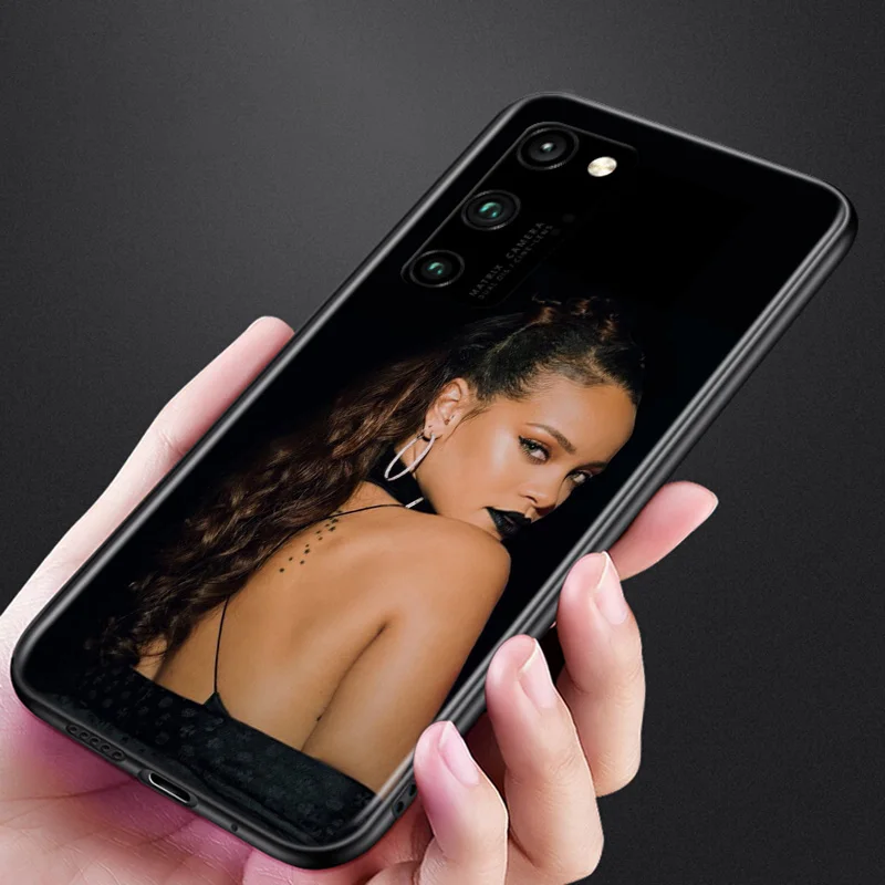 

Silicone Cover Rihanna Anti Travail Phone Case for Huawei Honor 30 20 Pro 10i 9A 9S 9X 8X 10 9 Lite 8 8A 7A 7C Pro