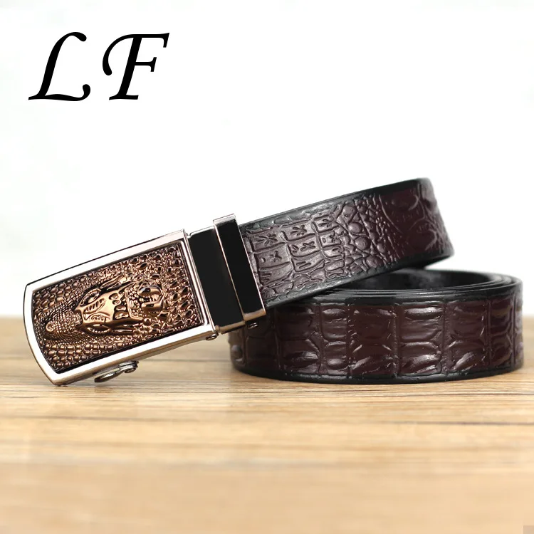Ремень из крокодиловой кожи для молодых мужчин оптовая продажа ремень с