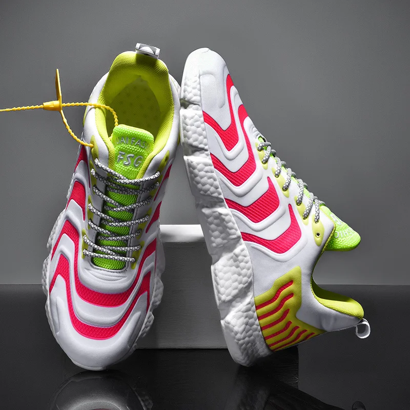 

Brand Designed Men Running Shoes Mix-colored Male Sneakers Outdoor Sport Walking Shoes Light Comfortable Athletic Trainers Big47