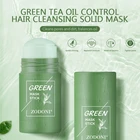 Маска с зеленым чаем, очищающая палочки пластилина маска для лица, увлажняет, контролирует жирность, глубоко чистая пора улучшает уход за кожей мужчин TSLM1