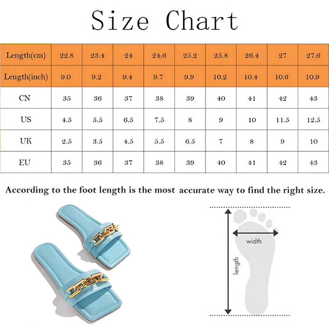 

Metal Decoration Slides Flat With Solid Rivet Summer 2021 New Arrivals Hot Sale Women Shoes Big Size 43 Fashion Slippers