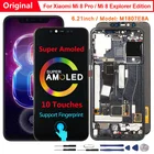 Оригинальный дисплей для Xiaomi Mi 8 Pro Mi8 Explorer Edition, сменный ЖК-экран Super Amoled со сканером отпечатков пальцев для Mi 8 Pro M1807E8A