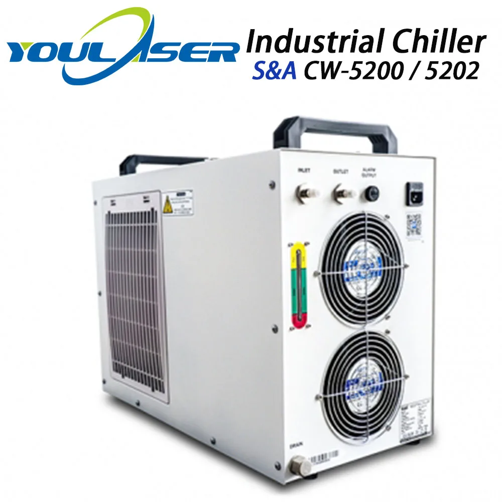 S &amp A CW5200 CW5202 промышленный воздушный охладитель воды для CO2 лазерной гравировки