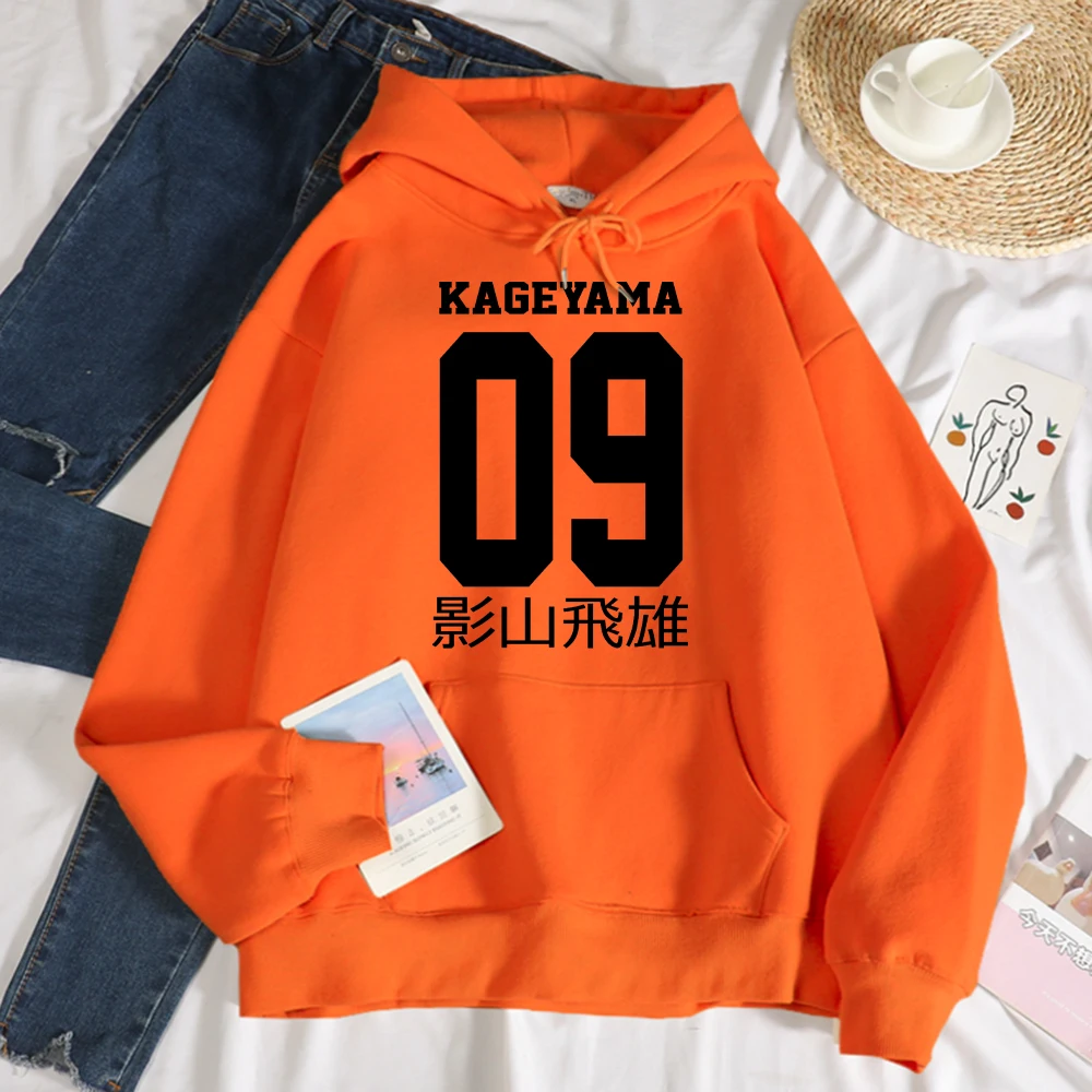 

Худи Haikyuu с рисунком аниме кагеяма тобио, женские толстовки, осенняя толстовка с меховой подкладкой, простое женское худи, уличная одежда вы...