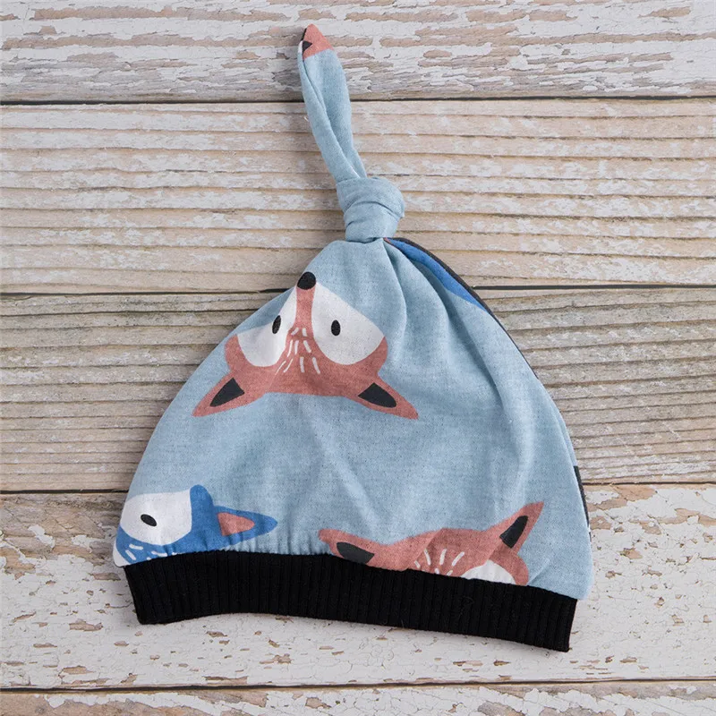 

baby clothes Toddler Kid Baby Boy Girls Cartoon Print Romper Bodysuit+ Pants Hat Outfits Sets ubranka dla niemowlat #4S16
