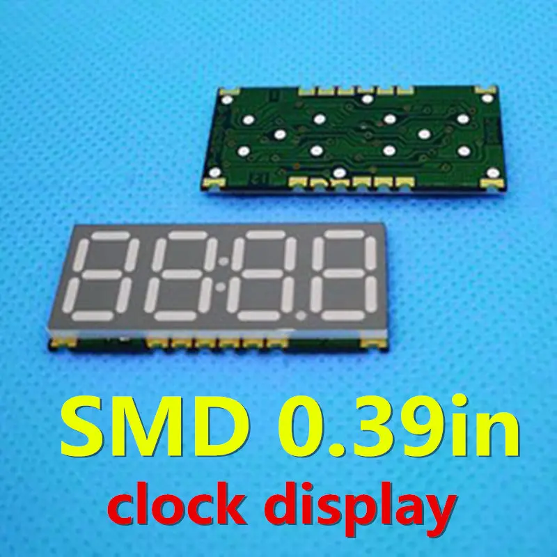 0 39in 39 &quotSMD Часы светодиодный дисплей 4 бит smd цифровая трубка дюймов красный