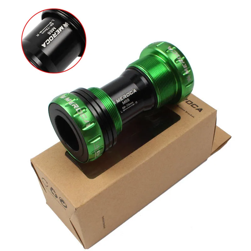 

Aluminum Alloy Bottom Bracket Fit For BB68 Shiman0 Replacement Convenient And Easy Installation For 68mm-73mm Size