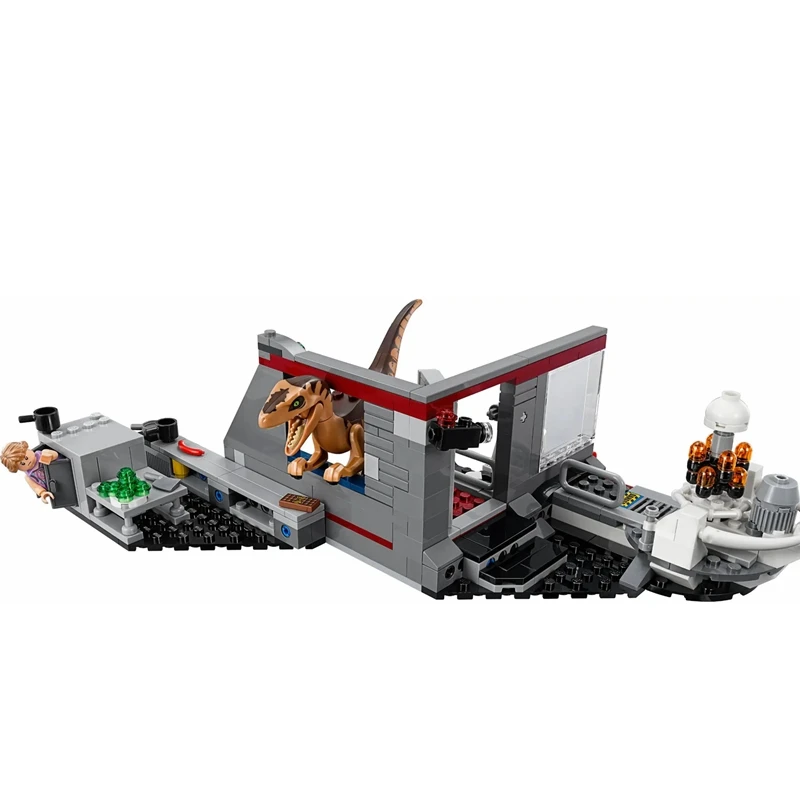 Конструктор Парк Юрского периода велоцираптор Чейз кирпичи динозавры игрушки