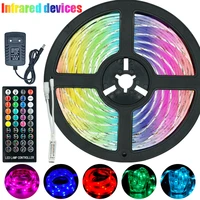 infrared control led strip light luces rgb 5050 smd 2835 waterproof flexible ribbon dc12v 5m 10m 15m 20m living room decoration