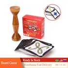 Коллекция 2022 года, настольная игра Джунгли, жетон из коричневого дерева, работает с быстрой парой скоростей в лесу для друзей, семейных вечеринок, веселые карты, игра, английские испанские правила