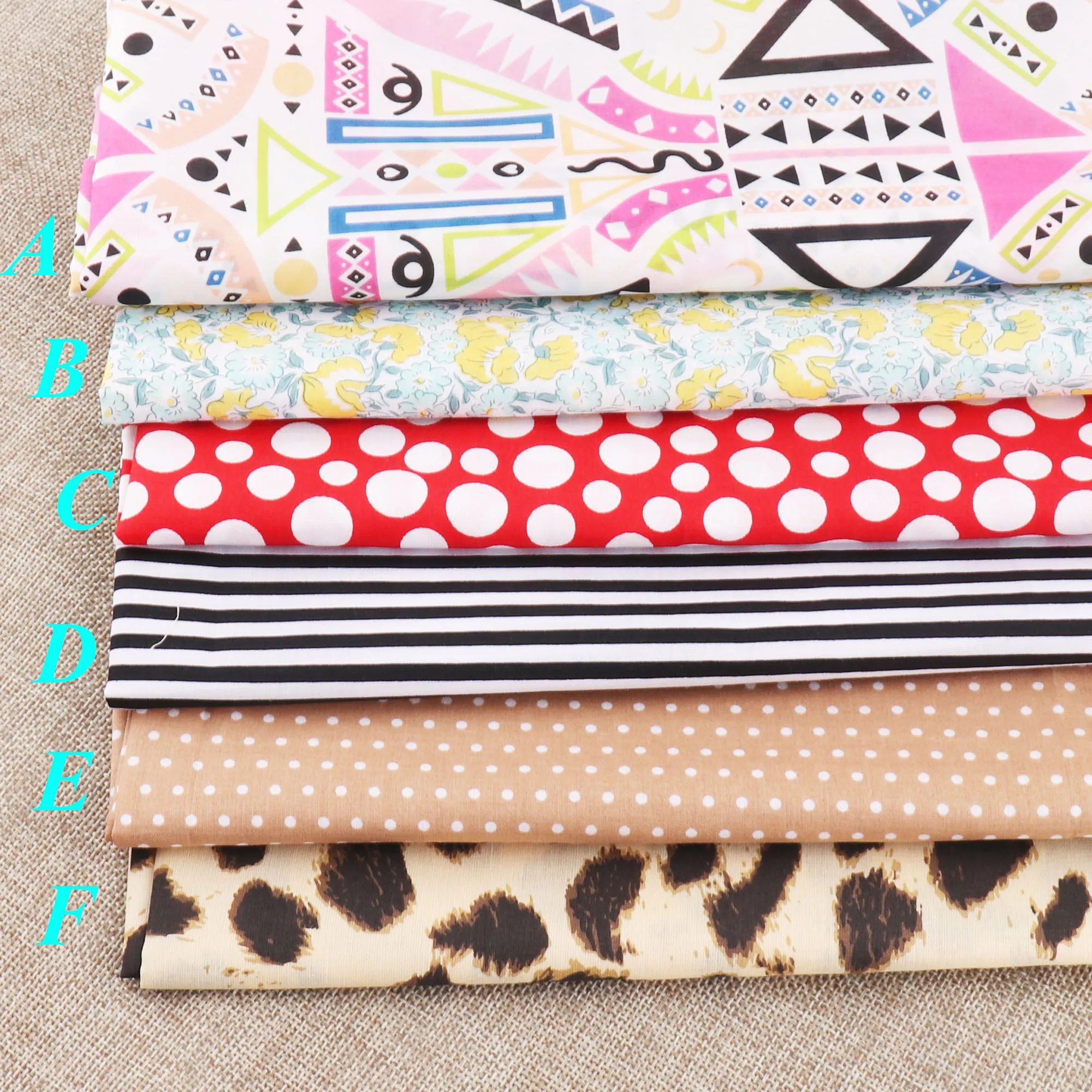 Цветные ткани с маленькими цветками математические геометрические узоры