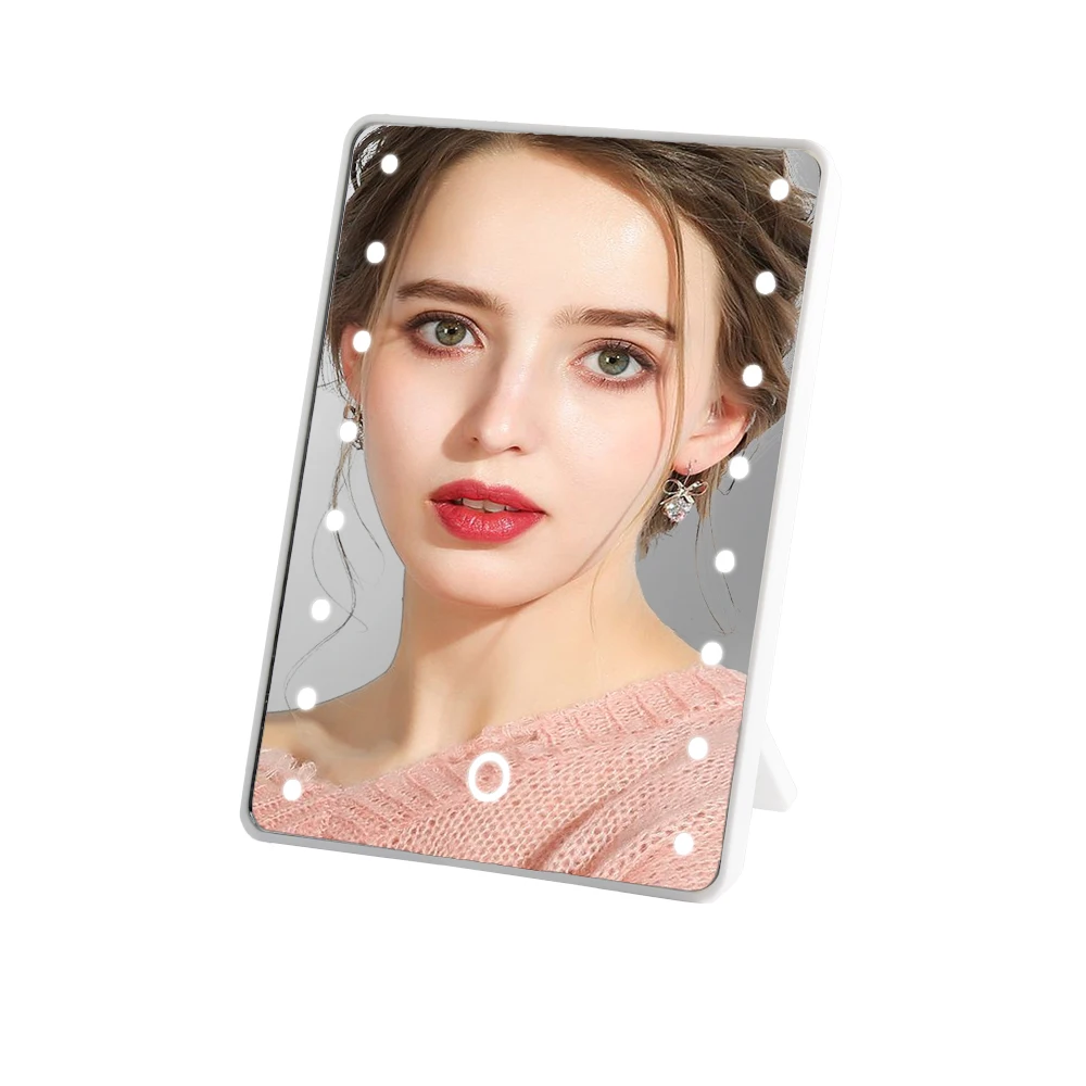 Настольное зеркало с подсветкой 16 светодиодный светильник зеркала для макияжа