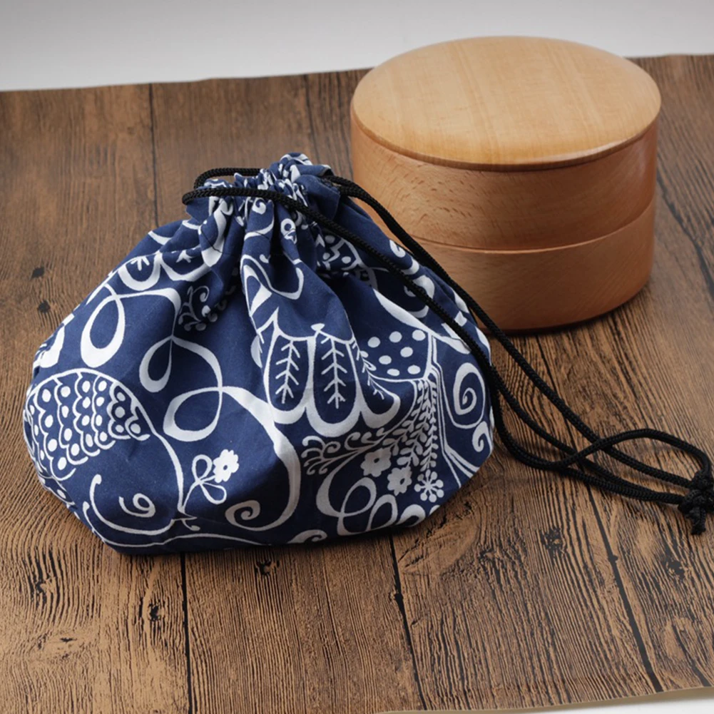 Сумка для ланча с термоизоляцией в японском стиле сумка Bento портативная школьная