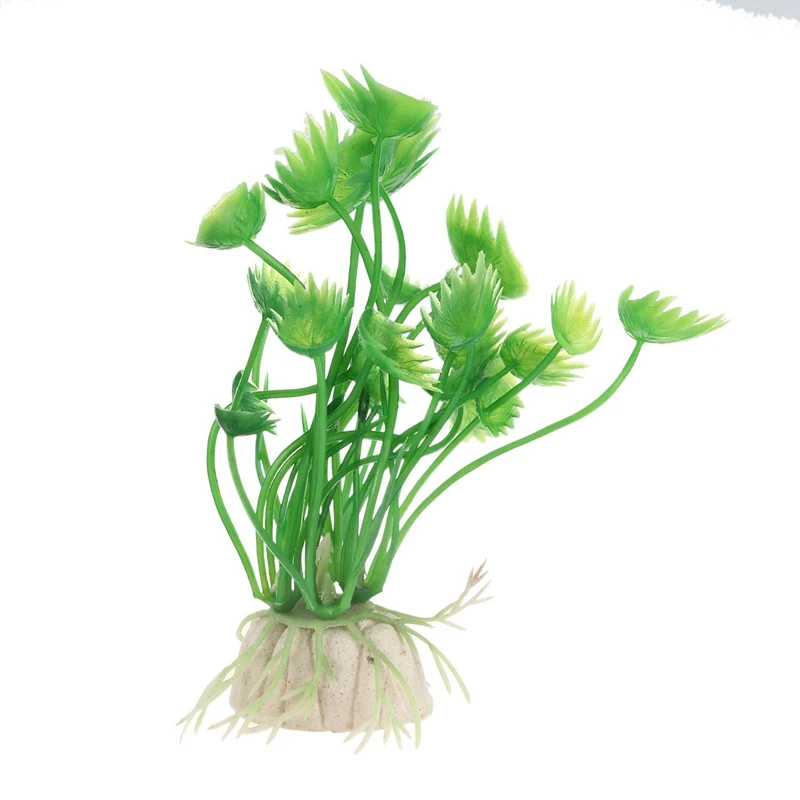 

10 x Mixed Artificial Aquarium Fish Tank Water Plant Plastic Decoration Ornament