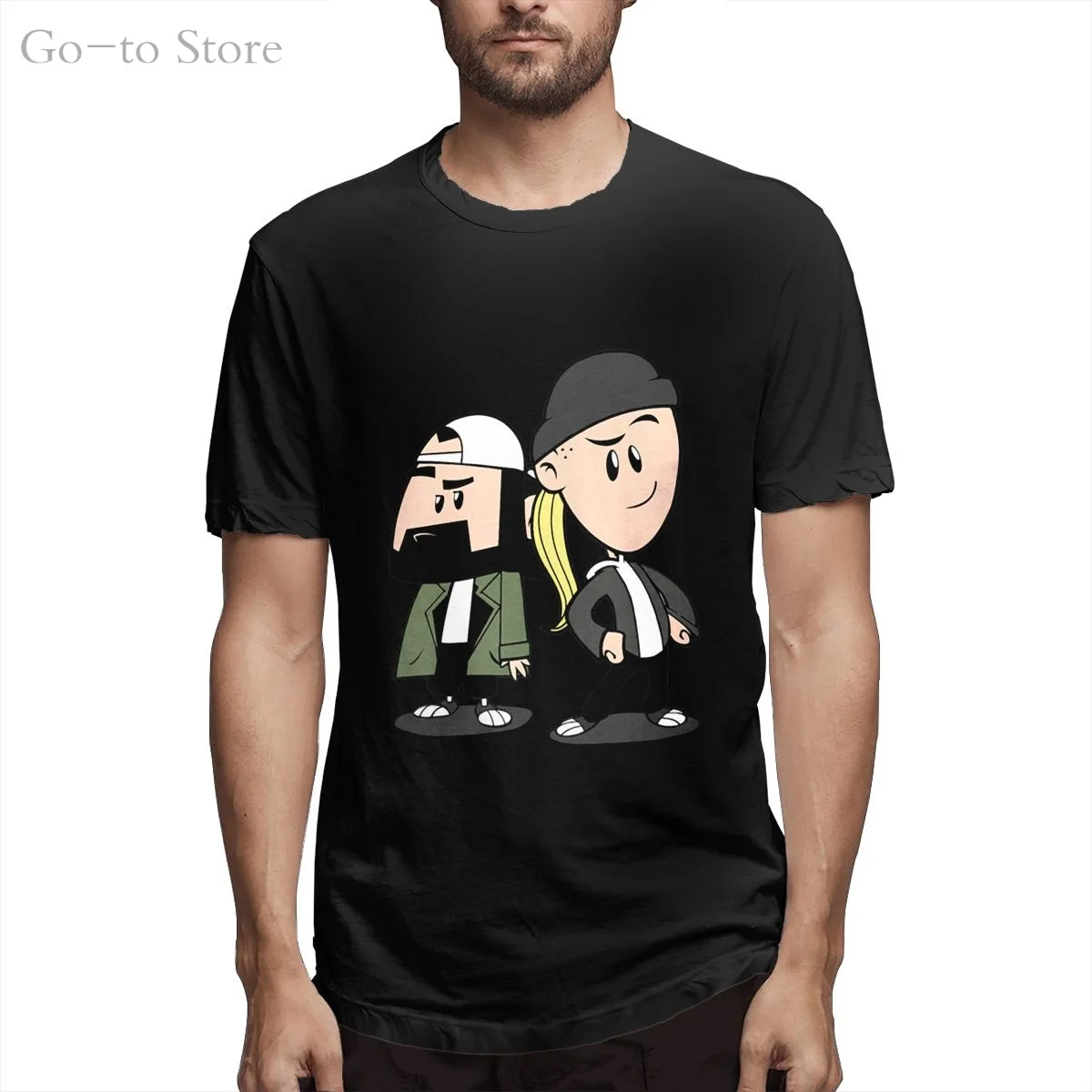 

Jay And Silent Bob Funny T-Shirt, Premium Cotton Tee, Men'S All Sizes Round Neck Tee Shirt