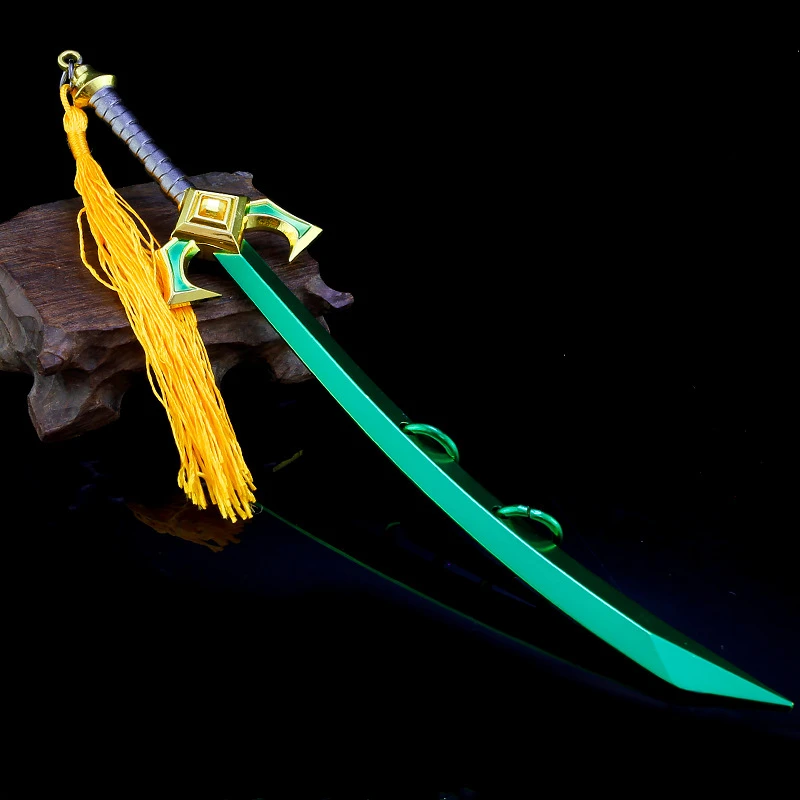 

Alloy 22cm Sword Toy Cosplay Animation Game Peripheral Weapon Model Metal Office Decoration Keychain Not Edged Collection Toy
