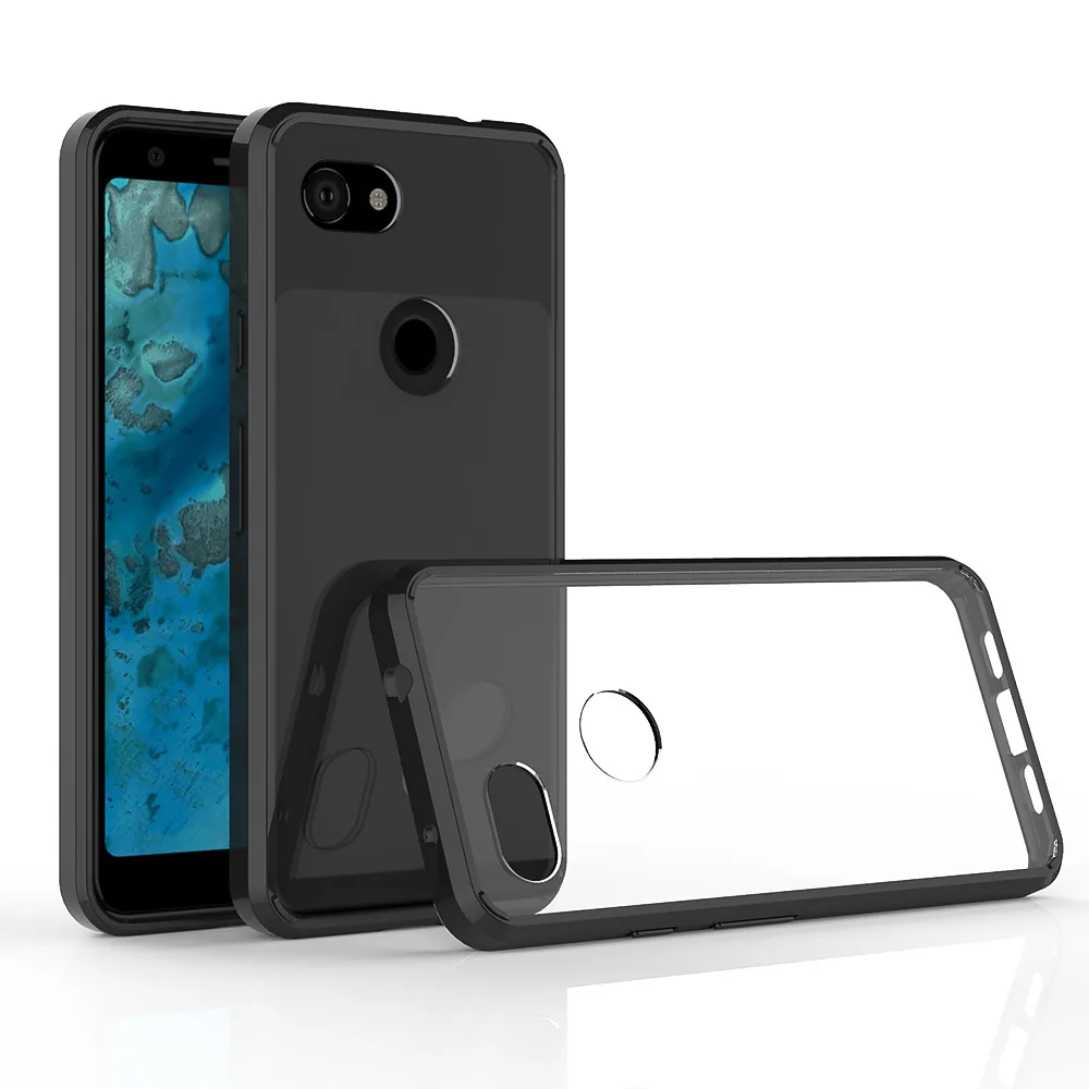 Для Google Pixel 3A чехол для Pixel 3 XL мягкий силиконовый бампер противоударный Прозрачный жесткий чехол для Google Pixel 3 чехол для Pixel 3A XL