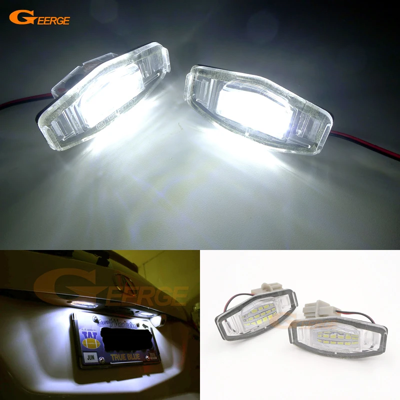 

For Acura RDX 2013 2014 2015 2016 2017 Excellent Ultra bright Smd Led License plate lamp light No OBC error car Accessories