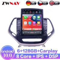 6128g android10 0 for jeep cherokee 2014 2015 2018 ips touch screen receiver car multimedia radio player car gps navigation dsp