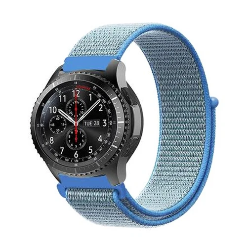 Ремешок 22 мм/20 мм для samsung galaxy watch 46 мм 42 мм active 2 40 мм 44 мм gear S3 frontier huawei gt 2 42 мм/46 мм amazfit ремешок Bip - Цвет ремешка: 17-tahoe blue