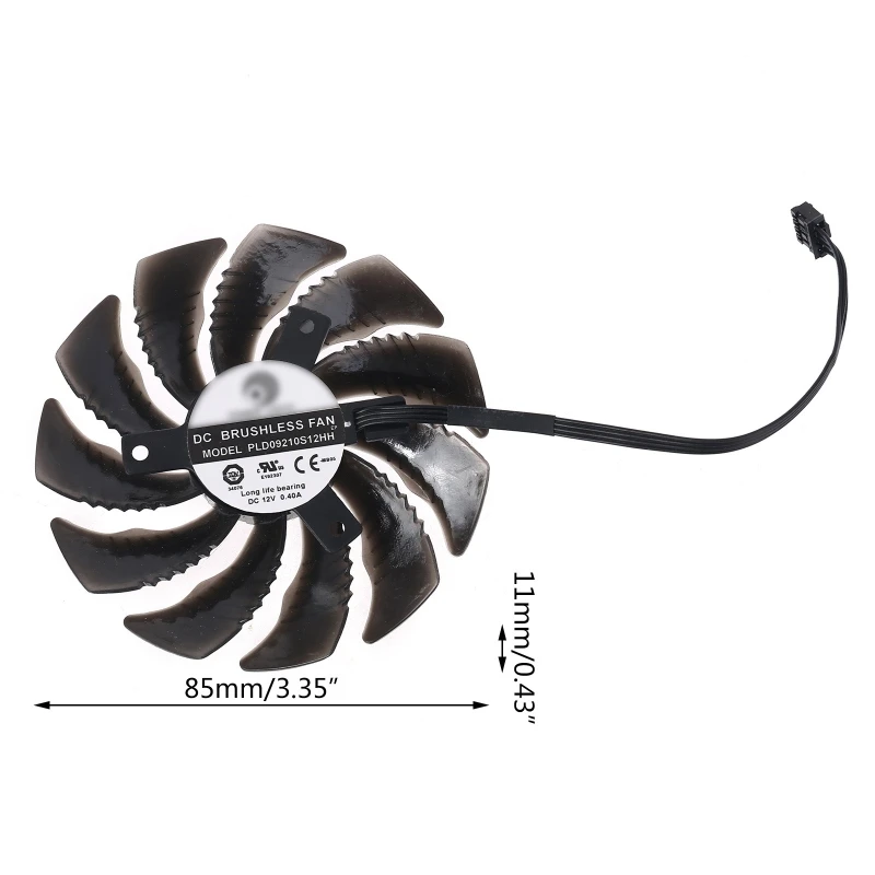 Кулер для видеокарты Gigabyte Mini GTX1060/1080/1070 4 контакта | Компьютеры и офис