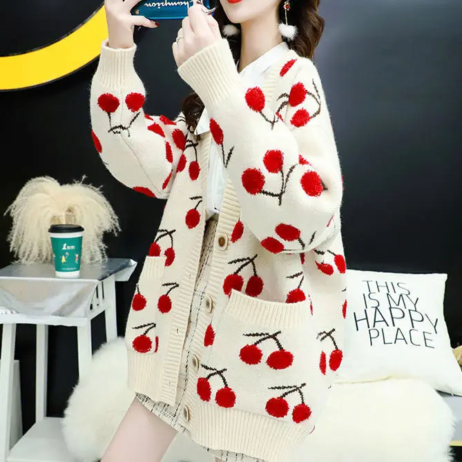 Осень 2021 лидер продаж женский укороченный топ свитер кардиган Женская мода в