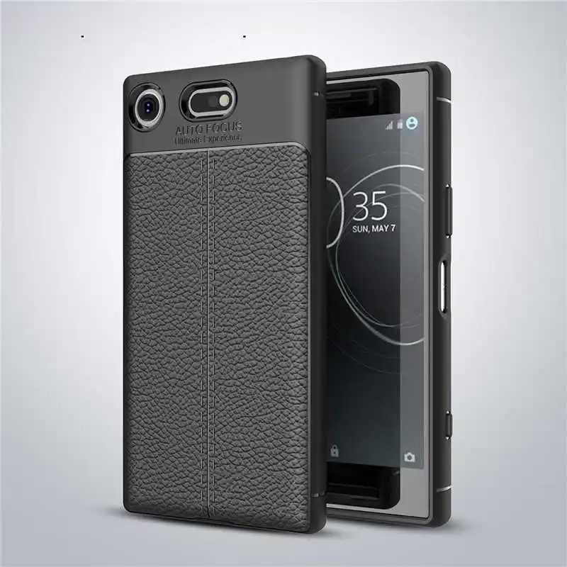 Mokoemi Личи шаблон Ударопрочный Мягкий 4," для Sony Xperia XZ1 компактный чехол для Sony Xperia XZ1 компактный чехол для сотового телефона