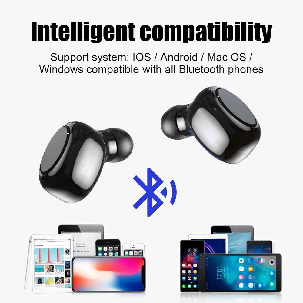 HIFI 9D Bluetooth 5,0 наушники беспроводные наушники fone PK S11 F9 TWS наушники гарнитуры с внешним аккумулятором для смартфонов